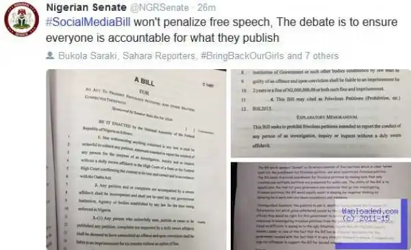 Take A Look At A Copy Of The Controversial Social Media Bill (Photo)